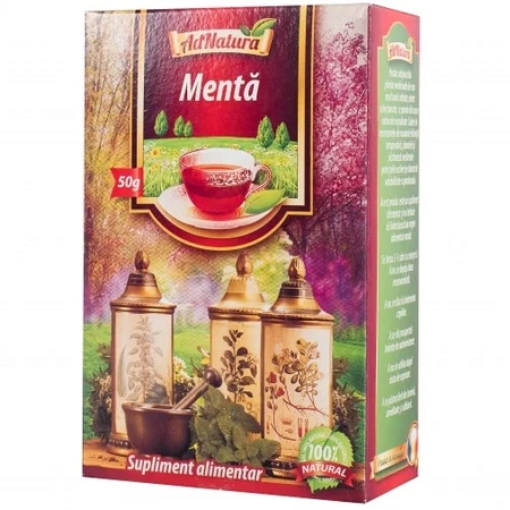 Poza cu adnatura ceai menta frunze 50g
