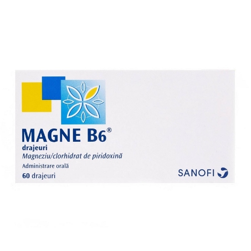 Poza cu Magne B6 470mg/5mg - 60 drajeuri