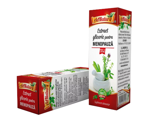 AdNatura extract gliceric pentru menopauza 50ml