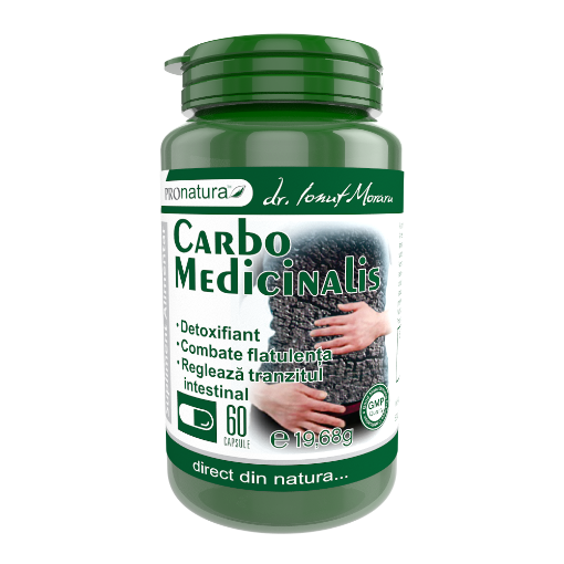 pro natura carbo medicinalis ctx60 cps