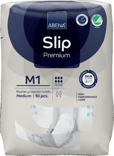 Poza cu Abena Slip M1 scutece premium pentru adulti (70-110cm) 2000ml - 10 bucati
