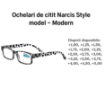 Poza cu Narcis ochelari de citit Modern style +2.25 - 1 pereche