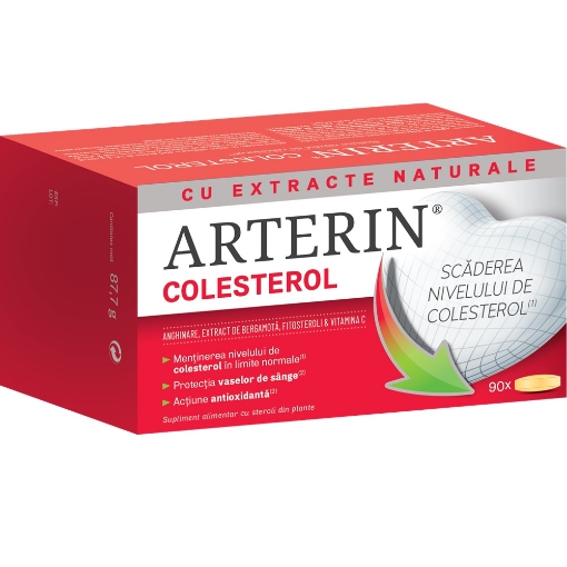 Poza cu Arterin colesterol - 90 comprimate