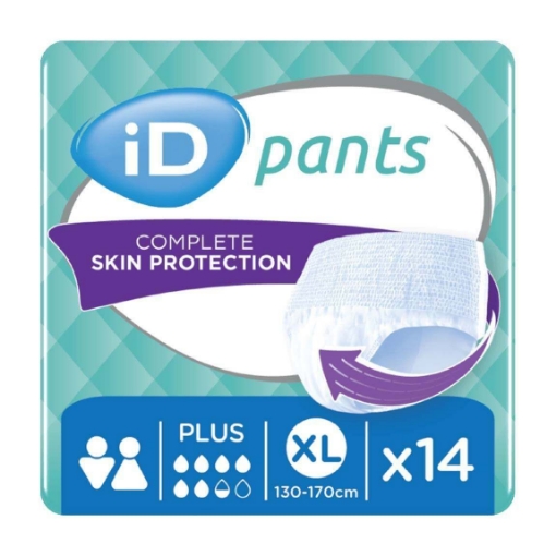 Poza cu Ontex iD Expert Pants Plus scutece pentru adulti pentru incontinenta urinara XL - 14 bucati