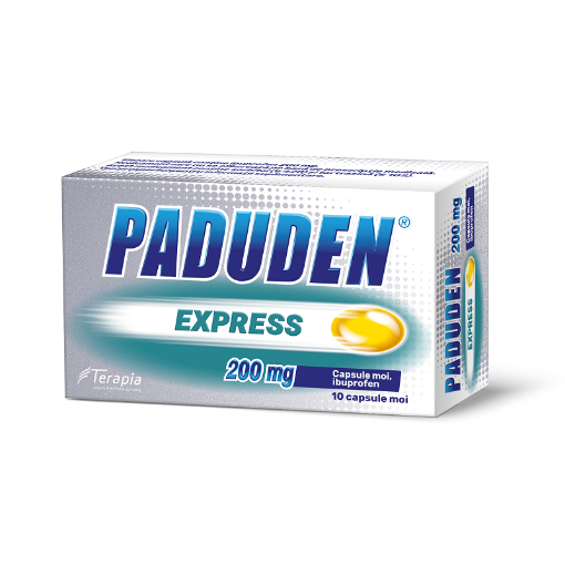 Poza cu Paduden Express 200mg - 10 capsule moi Terapia