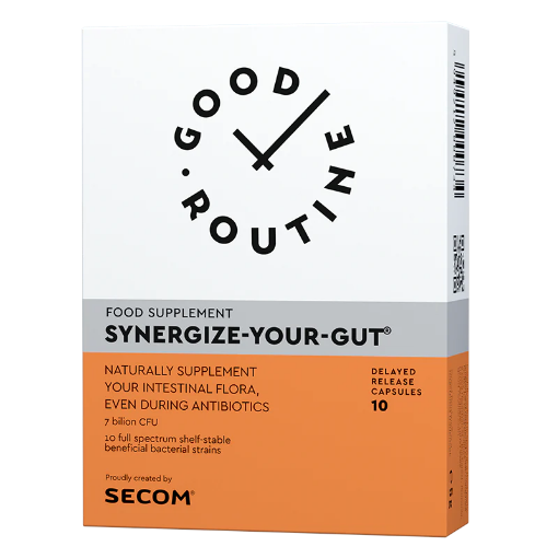 Poza cu Secom Good Routine Synergize your gut - 10 capsule vegetale