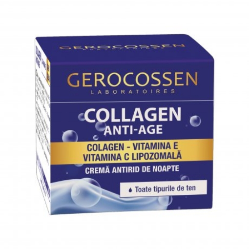 Ger Collagen Crema Antirid Noapte 40+50ml