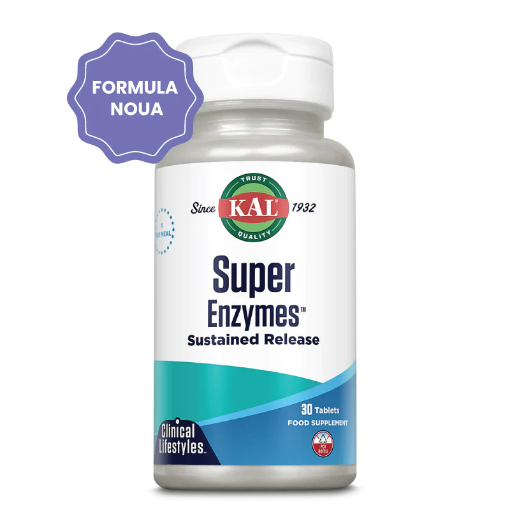 Poza cu Secom Super Enzymes - 30 tablete cu eliberare prelungita