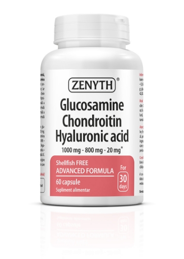 Poza cu zenyth glucosamine chondroitin hyaluronic acid ctx60 cps