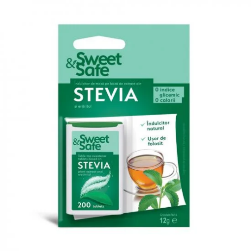 sweetly indulcitor natural extract stevie ctx200 tablete